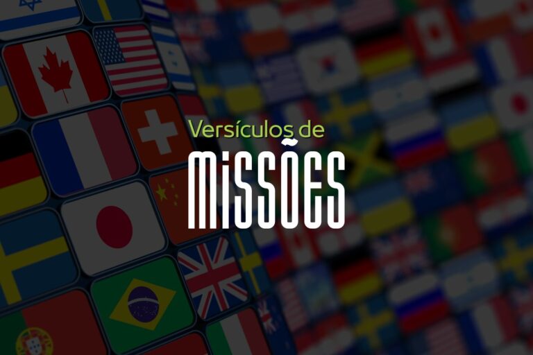 versículos bíblicos sobre missões