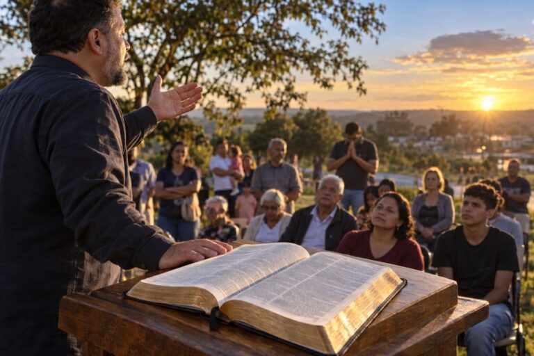 versículos para culto campal